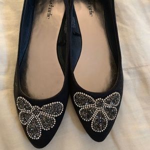 women's 10 M evening flats, Charming Charlie